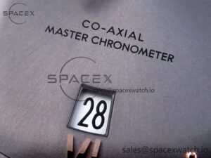 Omega De Ville Date RG MKF 1:1 Best Edition Gray Dial Roman Marker on Gray Leather Strap A8800 - Image 10