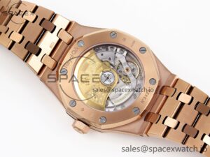 Audermars Piguet Royal Oak 37mm 15450 RG IPF Best Edition White Dial on RG Bracelet SA3120 Super Clone - Image 16