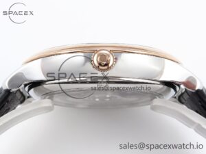 Omega De Ville Date RG MKF 1:1 Best Edition Gray Dial Roman Marker on Gray Leather Strap A8800 - Image 13