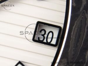 Patek Philippe NAUTILUS 5711 DIW CARBON DIWF 1:1 BEST EDITION WHITE TEXTURED DIAL ON CARBON BRACELET 324CS - Image 10