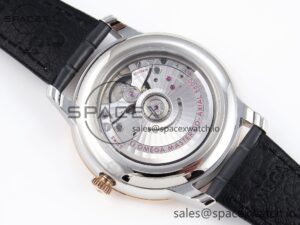Omega De Ville Date RG MKF 1:1 Best Edition Gray Dial Roman Marker on Gray Leather Strap A8800 - Image 15