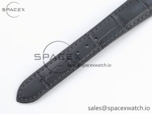 Omega De Ville Date RG MKF 1:1 Best Edition Gray Dial Roman Marker on Gray Leather Strap A8800 - Image 23