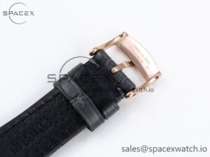 Omega De Ville Date RG MKF 1:1 Best Edition Gray Dial Roman Marker on Gray Leather Strap A8800 - Image 25