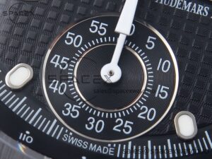 AUDEMARS PIGUET ROYAL OAK OFFSHORE 42MM BLACK CERAMIC APF 1:1 BEST EDITION BLACK TEXTURED DIAL ON BLACK CERAMIC BRACELET A4404 - Image 11