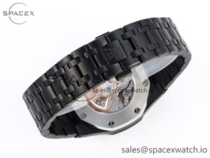 AUDEMARS PIGUET ROYAL OAK OFFSHORE 42MM BLACK CERAMIC APF 1:1 BEST EDITION BLACK TEXTURED DIAL ON BLACK CERAMIC BRACELET A4404 - Image 16