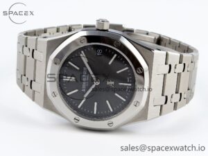 Audermars Piguet Royal Oak 39mm 15202 SS IPF 1:1 Best Edition Gray Textured Dial on SS Bracelet A2121 - Image 5