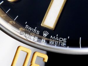 Rolex Submariner 116618 LN Black Ceramic YG Plated 904L Steel Clean 1:1 Best Edition VR3135 - Image 11