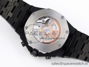AUDEMARS PIGUET ROYAL OAK OFFSHORE 42MM BLACK CERAMIC APF 1:1 BEST EDITION BLACK TEXTURED DIAL ON BLACK CERAMIC BRACELET A4404 - Image 18