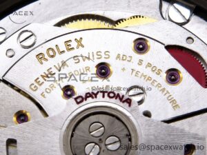 Rolex Daytona AET White Ceramic Case and Bracelet Green Dial SA4130 V2 - Image 21