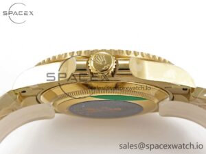 Rolex Submariner 116618 LN Black Ceramic YG Plated 904L Steel Clean 1:1 Best Edition VR3135 - Image 14