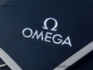 Omega De Ville Power Reserve SS MKF 1:1 Best Edition Black Dial on Black Leather Strap A8810 - Image 9