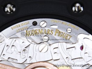 AUDEMARS PIGUET ROYAL OAK OFFSHORE 42MM BLACK CERAMIC APF 1:1 BEST EDITION BLACK TEXTURED DIAL ON BLACK CERAMIC BRACELET A4404 - Image 22
