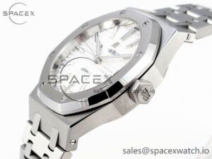 Audermars Piguet Royal Oak 37mm 15450 SS IPF Best Edition White Dial on SS Bracelet SA3120 Super Clone - Image 7