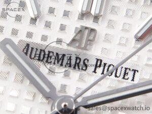 Audermars Piguet Royal Oak 37mm 15450 SS IPF Best Edition White Dial on SS Bracelet SA3120 Super Clone - Image 9