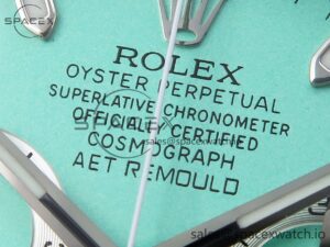 Rolex Daytona AET White Ceramic Case and Bracelet Avocado Green Dial SA4130 V2 - Image 9