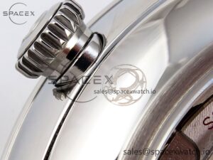 Omega De Ville Date SS MKF 1:1 Best Edition White Dial Roman Marker on Black Leather Strap A8800 - Image 21