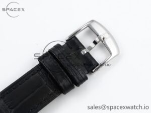 Omega De Ville Power Reserve SS MKF 1:1 Best Edition Purple Dial on Black Leather Strap A8810 - Image 26