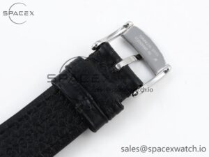 Omega De Ville Date SS MKF 1:1 Best Edition White Dial Roman Marker on Black Leather Strap A8800 - Image 25