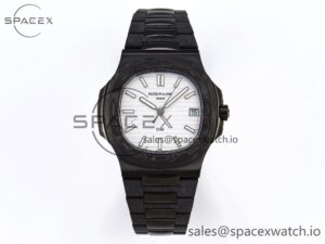 PATEK PHILIPPE Nautilus 5711 DIW Carbon DIWF 1:1 Best Edition Silver Textured Dial on Carbon/PVD Bracelet 324CS