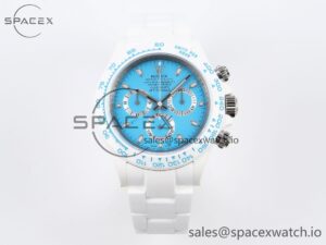 Rolex Daytona AET White Ceramic Case and Bracelet Tiffany Blue Dial SA4130 V2
