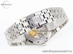 Audermars Piguet Royal Oak 37mm 15450 SS IPF Best Edition White Dial on SS Bracelet SA3120 Super Clone - Image 15