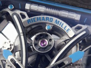 Richard Mille RM53-02 TOURBILLON CARBON RMF BEST EDITION SKELETON DIAL ON BLUE NYLON STRAP - Image 9