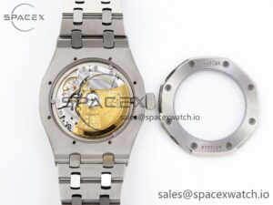 Audermars Piguet Royal Oak 37mm 15450 SS IPF Best Edition White Dial on SS Bracelet SA3120 Super Clone - Image 17