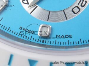 Rolex Daytona AET White Ceramic Case and Bracelet Tiffany Blue Dial SA4130 V2 - Image 12