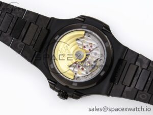 PATEK PHILIPPE Nautilus 5711 DIW Carbon DIWF 1:1 Best Edition Tiffany Blue Textured Dial on Carbon/PVD Bracelet 324CS - Image 15