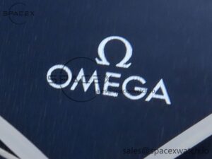 Omega De Ville Date SS MKF 1:1 Best Edition Blue Dial Roman Marker on Black Leather Strap A8800 - Image 9