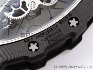 Richard Mille RM53-02 TOURBILLON CARBON RMF BEST EDITION SKELETON DIAL ON BLUE NYLON STRAP - Image 22