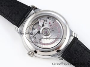 Omega De Ville Date SS MKF 1:1 Best Edition Black Dial Roman Marker on Black Leather Strap A8800 - Image 15
