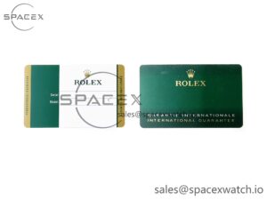 ROLEX BOX AND PAPERS SET NEW VERSION WARRANTY CARD - Image 9