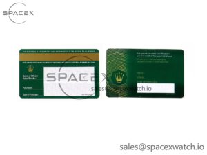 ROLEX BOX AND PAPERS SET NEW VERSION WARRANTY CARD - Image 10