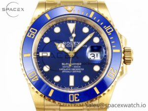 Rolex Submariner 116618 LB Blue Ceramic YG Plated 904L Steel Clean 1:1 Best Edition VR3135 - Image 2