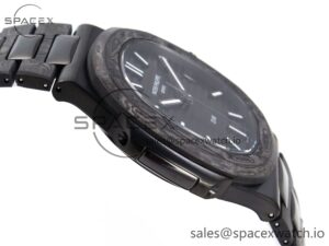 PATEK PHILIPPE NAUTILUS 5711 DIW CARBON DIWF 1:1 BEST EDITION BLUE TEXTURED DIAL ON CARBON/PVD BRACELET 324CS - Image 8
