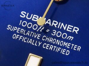Rolex Submariner 116618 LB Blue Ceramic YG Plated 904L Steel Clean 1:1 Best Edition VR3135 - Image 10
