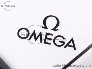 Omega De Ville Date SS MKF 1:1 Best Edition White Dial Roman Marker on Black Leather Strap A8800 - Image 9