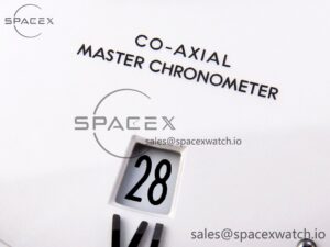 Omega De Ville Date SS MKF 1:1 Best Edition White Dial Roman Marker on Black Leather Strap A8800 - Image 10