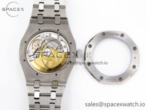 Audermars Piguet Royal Oak 37mm 15450 SS IPF Best Edition Blue Dial on SS Bracelet SA3120 Super Clone - Image 16