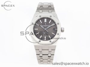 Audermars Piguet Royal Oak 37mm 15450 SS IPF Best Edition Gray Dial on SS Bracelet SA3120 Super Clone