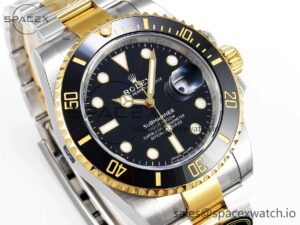 Rolex Submariner 116613 LN Black Ceramic Clean 1:1 Best Edition 904L SS Case and Bracelet VR3135 - Image 3