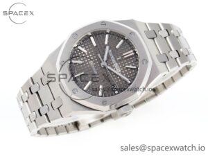 Audermars Piguet Royal Oak 37mm 15450 SS IPF Best Edition Gray Dial on SS Bracelet SA3120 Super Clone - Image 6