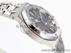 Audermars Piguet Royal Oak 37mm 15450 SS IPF Best Edition Gray Dial on SS Bracelet SA3120 Super Clone - Image 8
