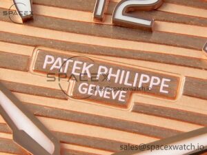 PATEK PHILIPPE NAUTILUS 7118 LADIES RG PPF 1:1 BEST EDITION RG DIAL ON RG BRACELET 324CS - Image 9
