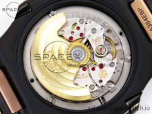 PATEK PHILIPPE NAUTILUS 5711 DIW CARBON DIWF 1:1 BEST EDITION BLACK TEXTURED DIAL ON CARBON/RG BRACELET 324CS - Image 19
