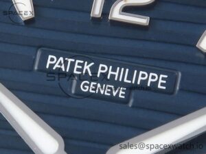 PATEK PHILIPPE NAUTILUS 7118 LADIES SS PPF 1:1 BEST EDITION BLUE DIAL ON SS BRACELET 324CS - Image 9