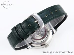 Omega De Ville Date SS MKF 1:1 Best Edition Dark Grey Dial Roman Marker on Black Leather Strap A8800 - Image 14
