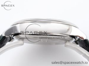 Omega De Ville Date SS MKF 1:1 Best Edition Dark Grey Dial Roman Marker on Black Leather Strap A8800 - Image 12