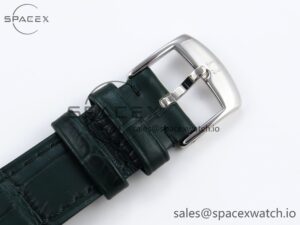 Omega De Ville Date SS MKF 1:1 Best Edition Dark Grey Dial Roman Marker on Black Leather Strap A8800 - Image 24
